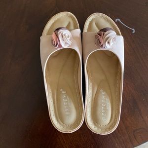 Cute peach colored sandals